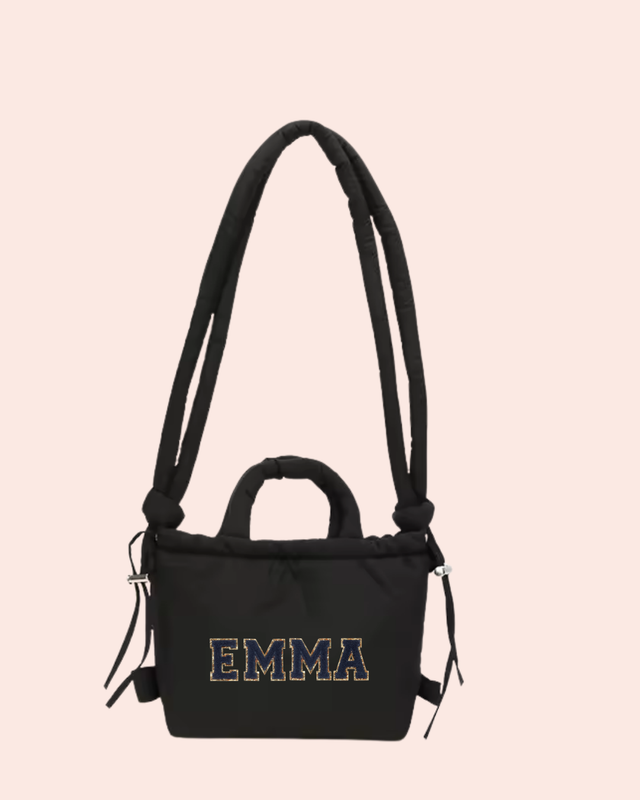 Crossed Bag Black- So Aesthetic!