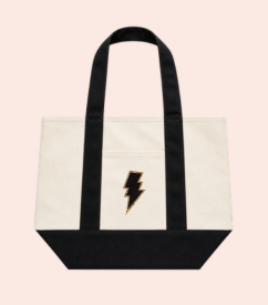 Mini Tote Black - Patches