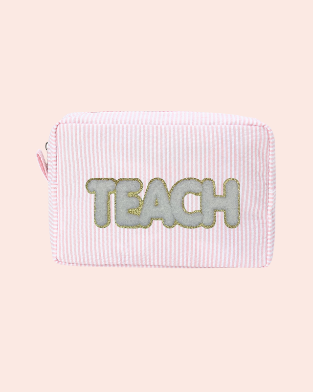 🎁 Teacher Gift - Striped Pouch