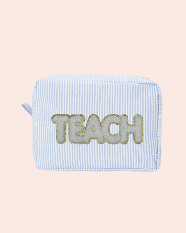 🎁 Teacher Gift - Striped Pouch