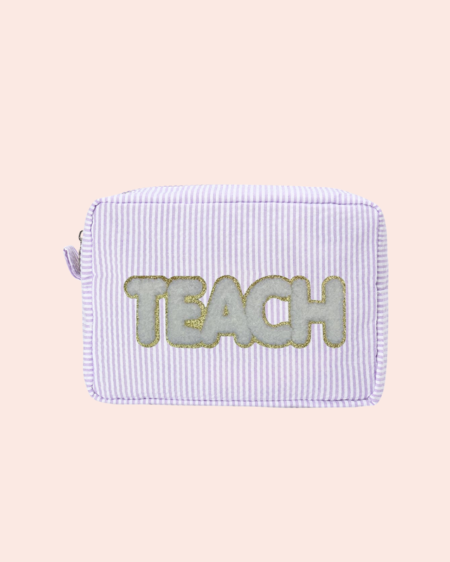 🎁 Teacher Gift - Striped Pouch