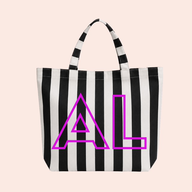 Tote Monogram B&W - So Aesthetic!
