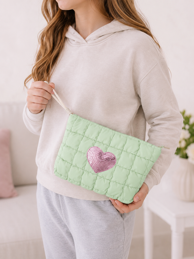 Cloud Pouch Green- So Aesthetic!
