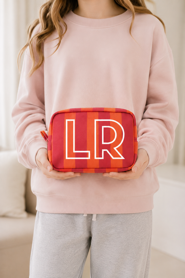 Pouch Monogram Orange - So Aesthetic!