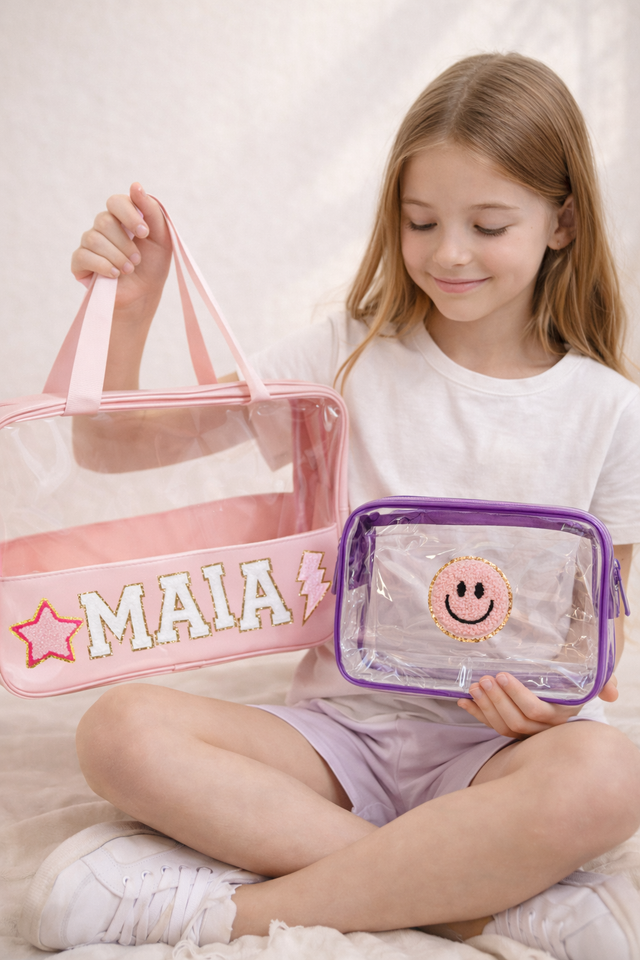 Clear Chic Organizer Set — Clear Tote L + Clearbag