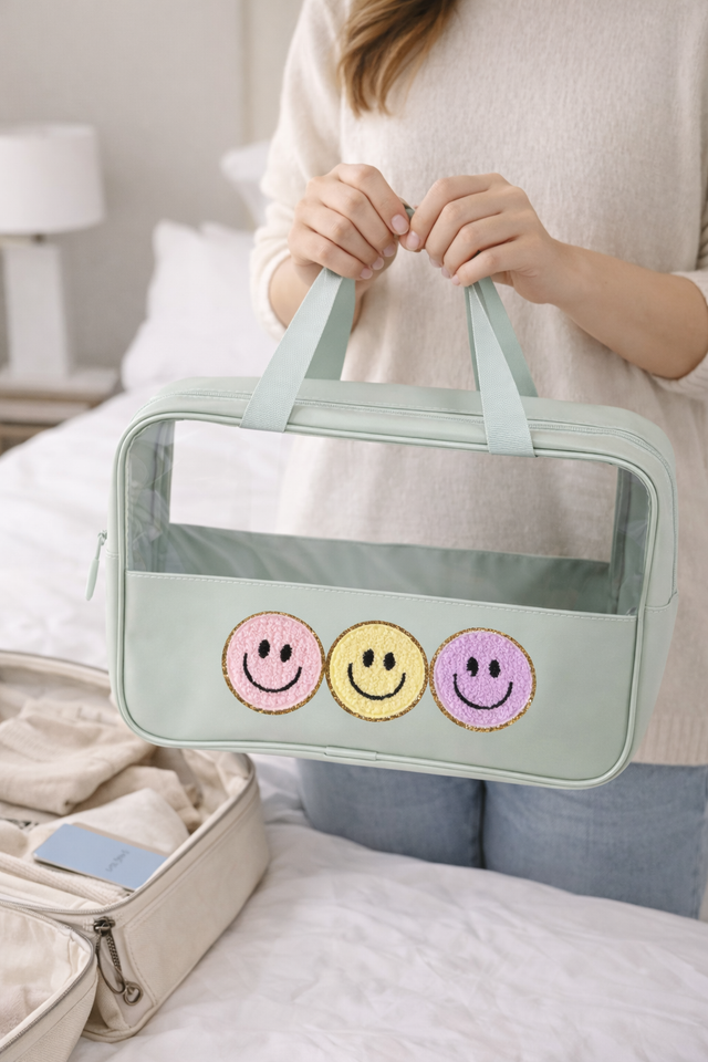 Clear Tote L- Menta