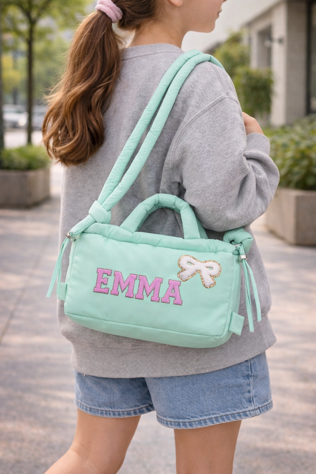 Crossed Bag Aqua- So Aesthetic!