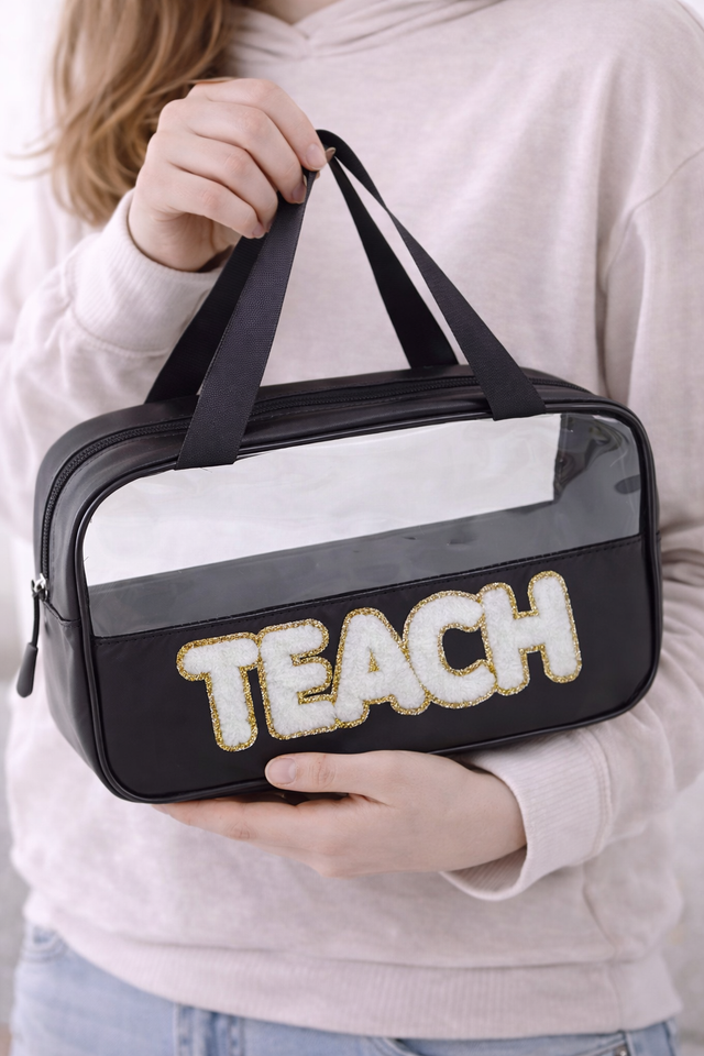 🎁 Teacher Gift - Clear Tote M