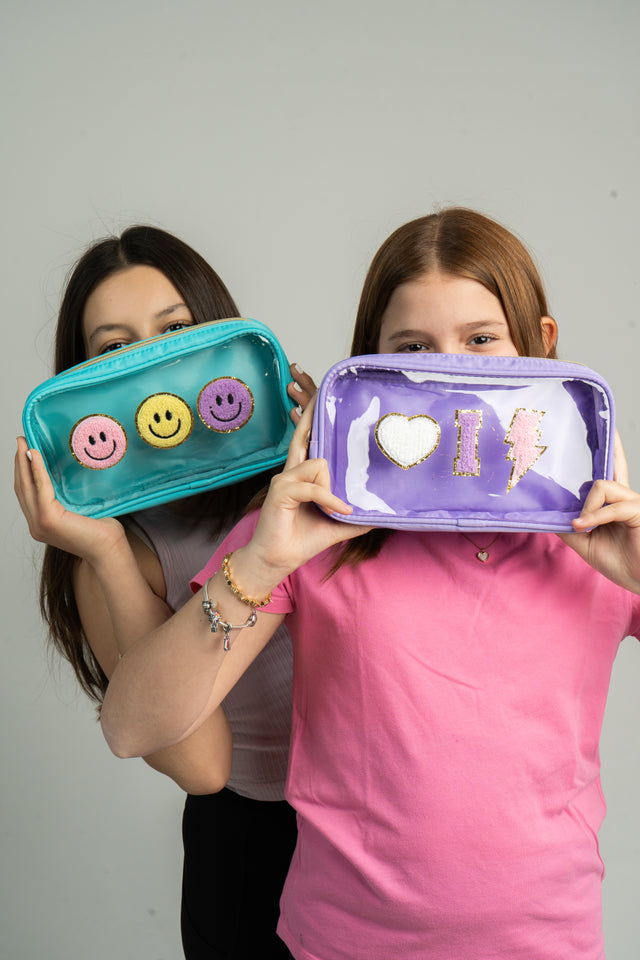 Clear Pouch M Morado - So Aesthetic!