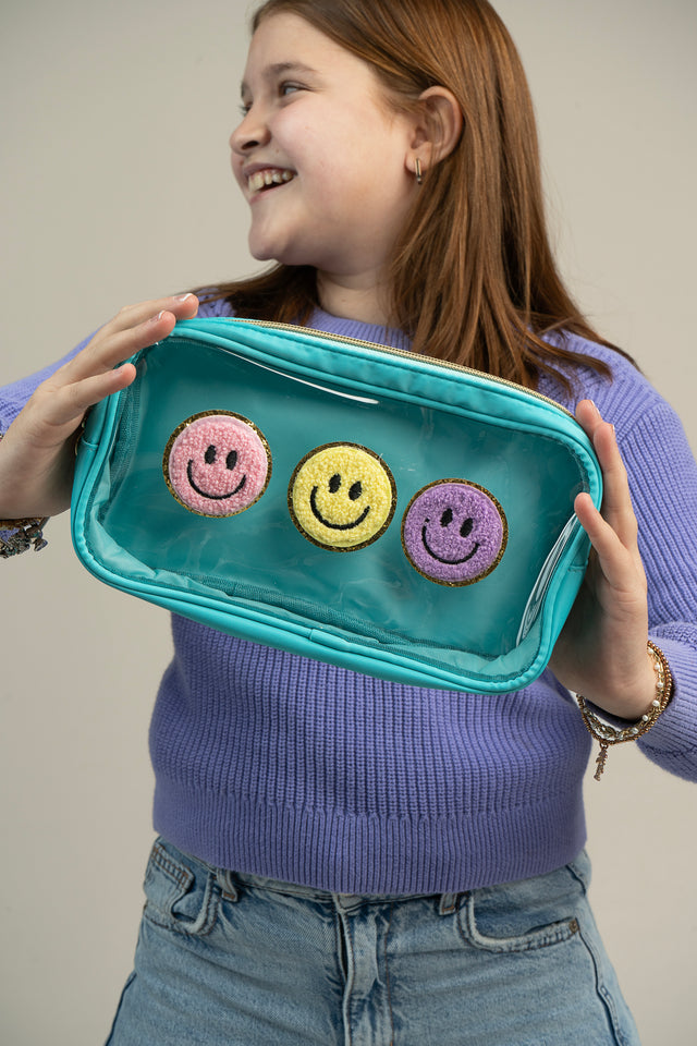 Clear Pouch M Morado - So Aesthetic!