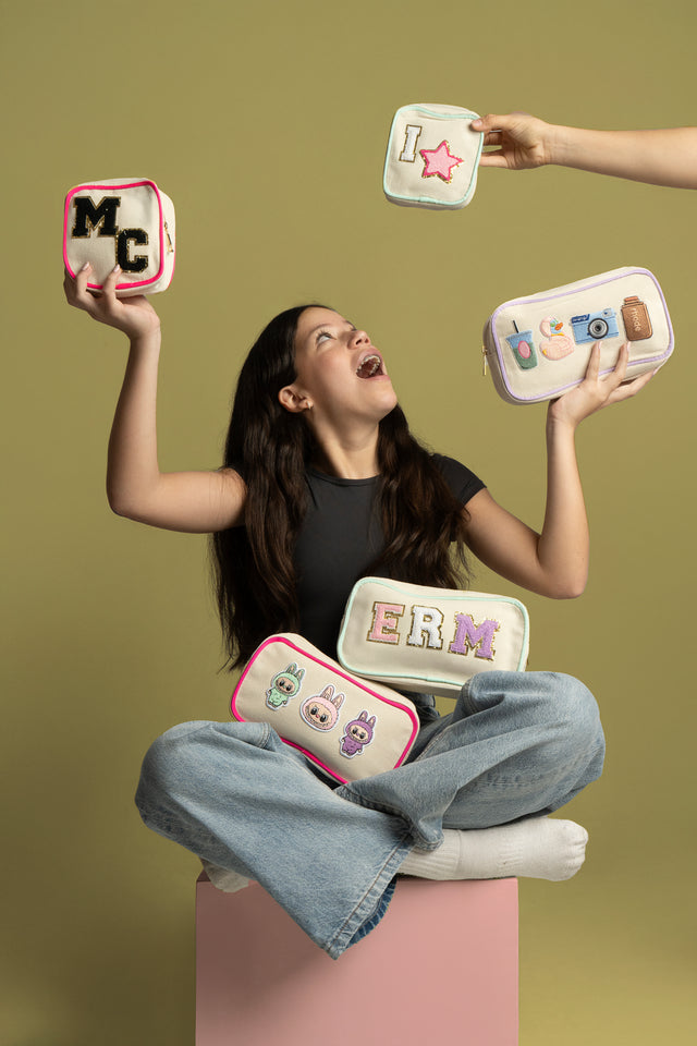 Mini Care Canvas Pouch Fucsia - So Aesthetic!