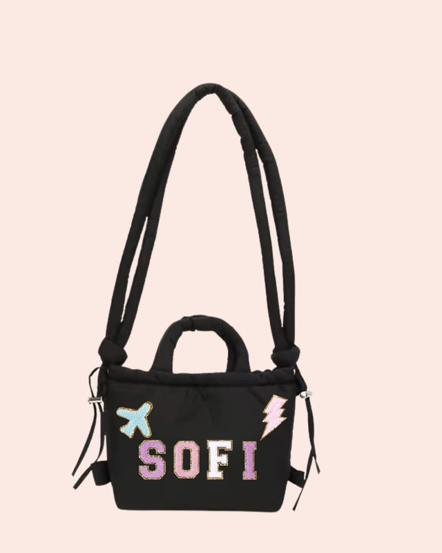 Crossed Bag Black- So Aesthetic!