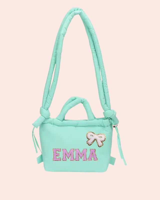 Crossed Bag Aqua- So Aesthetic!